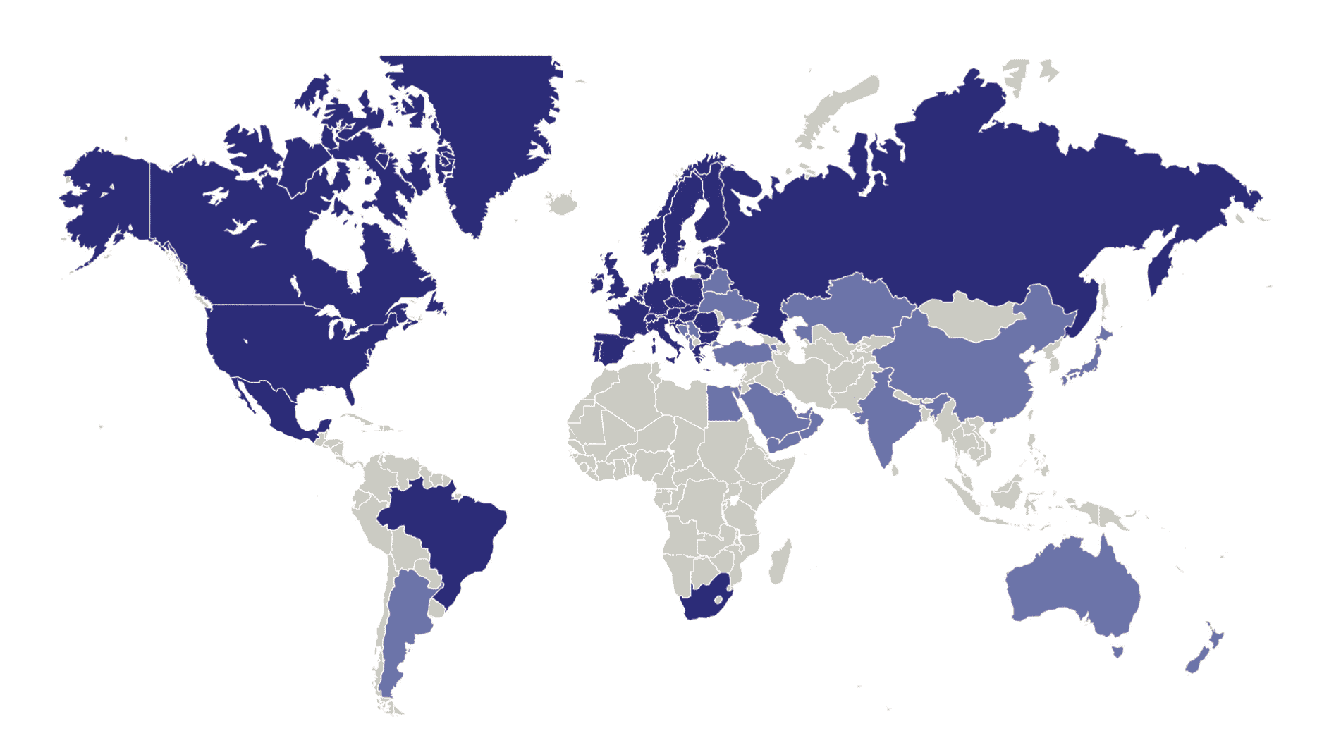 carte des zones d'étiquetage nutritionnel