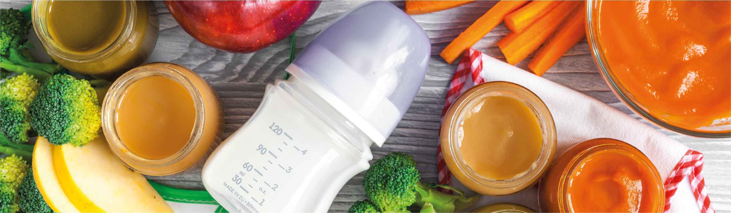 Nos services en Sécurité, Qualité et Durabilité pour la Nutrition infantile - Babyfood