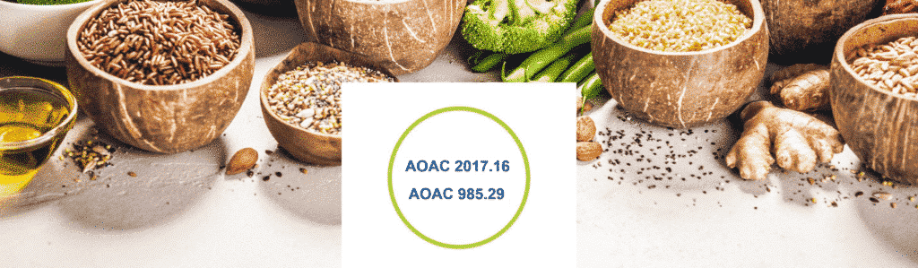 análise de fibra alimentar segundo método AOAC