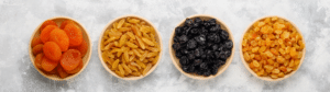 Nueces, frutos secos y frutas deshidratadas