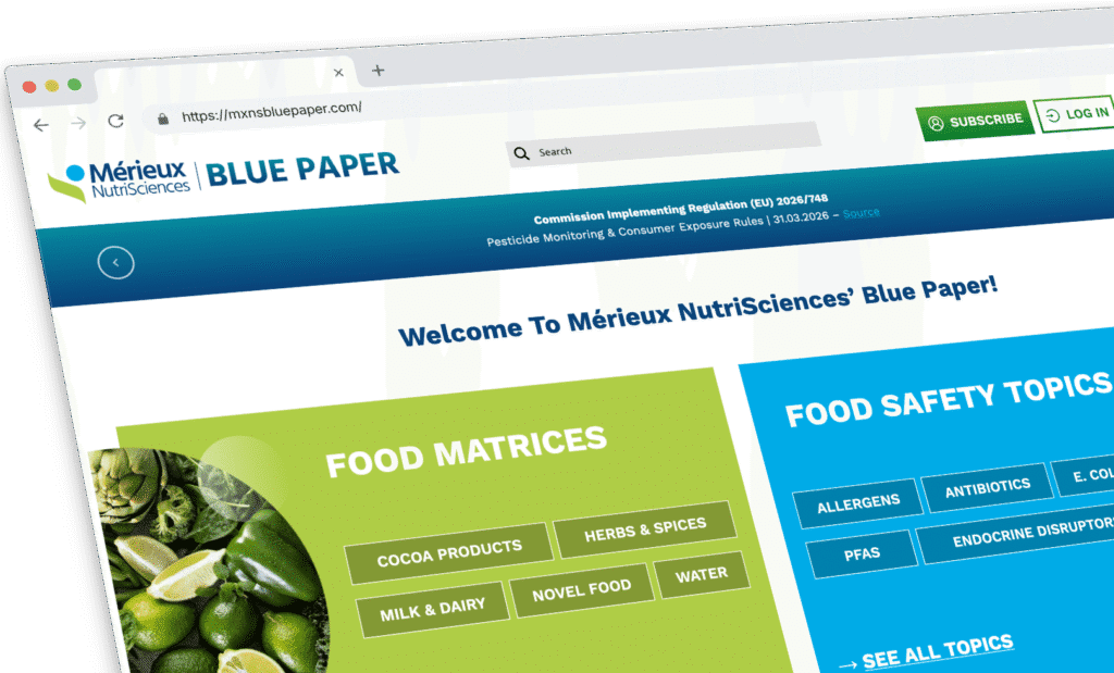 Mérieux NutriSciences's Blue Paper