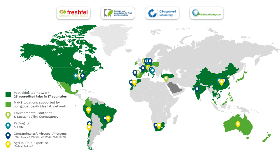 Mérieux NutriSciences International Presence: Dedicated to the Agri-Food Sector
